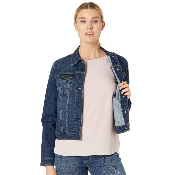 NWT Vintage America Denim Jacket Small Stretch S - Picture 3 of 14